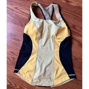 Lululemon Yellow Racerback Tank size 4